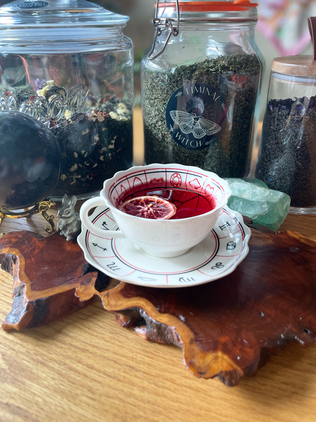 Hibiscus herbal blended tea…